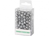 Dekorační perly 8mm (144ks) stříbrné